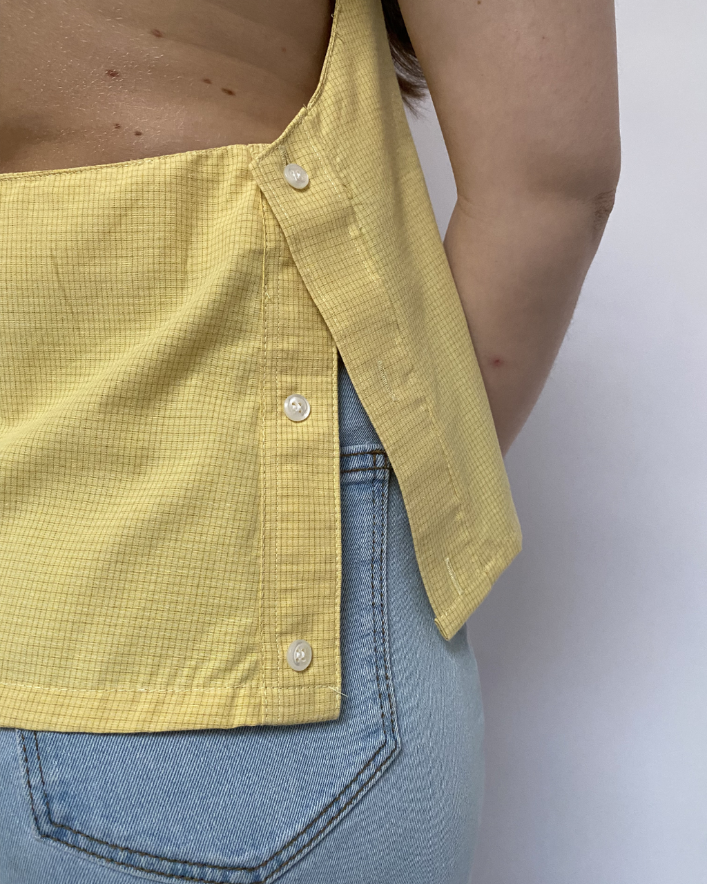 Top dos nu - Jaune - S