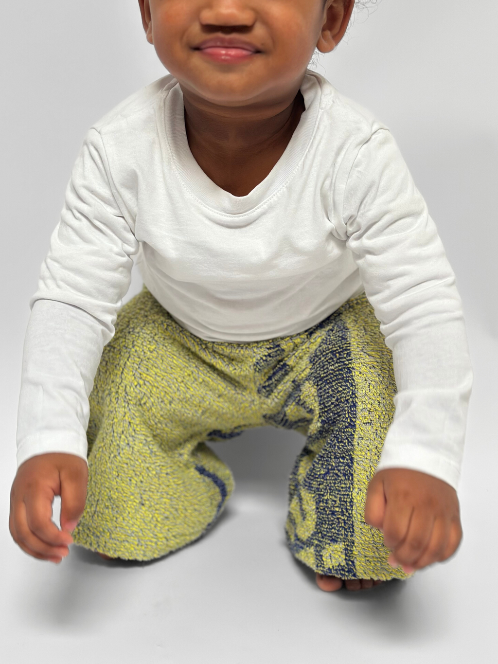 Panta court enfant oversize upcyclé