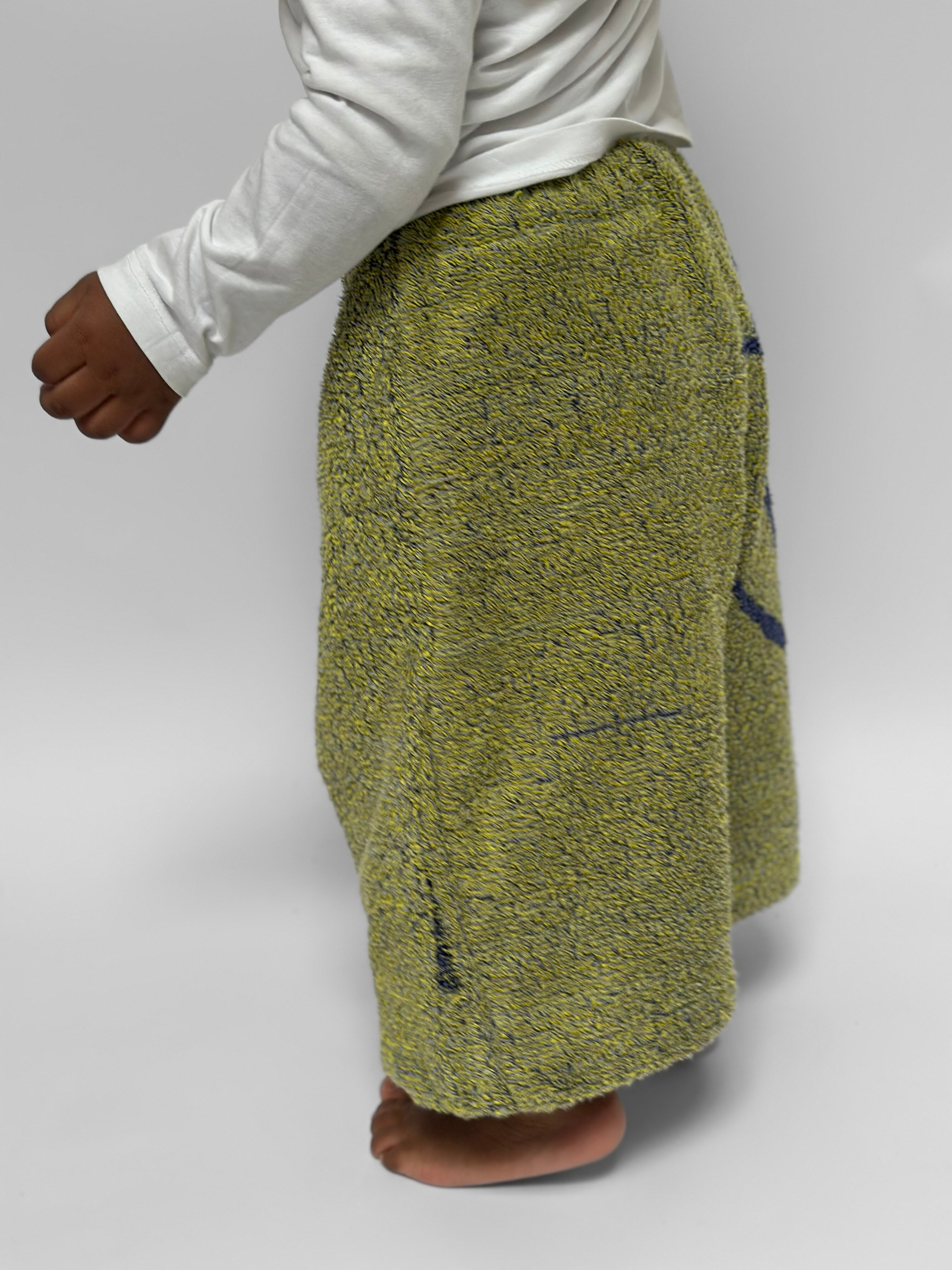 Panta court enfant oversize upcyclé