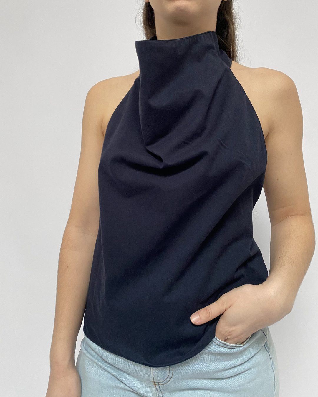 Top dos nu - Bleu foncé - M