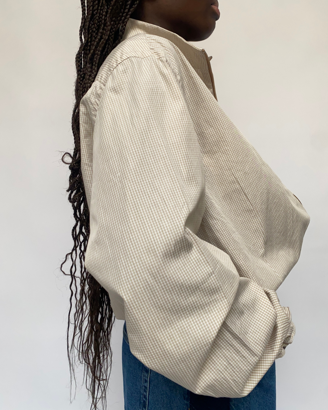 Chemise Bomber  - Beige claire (S-M)