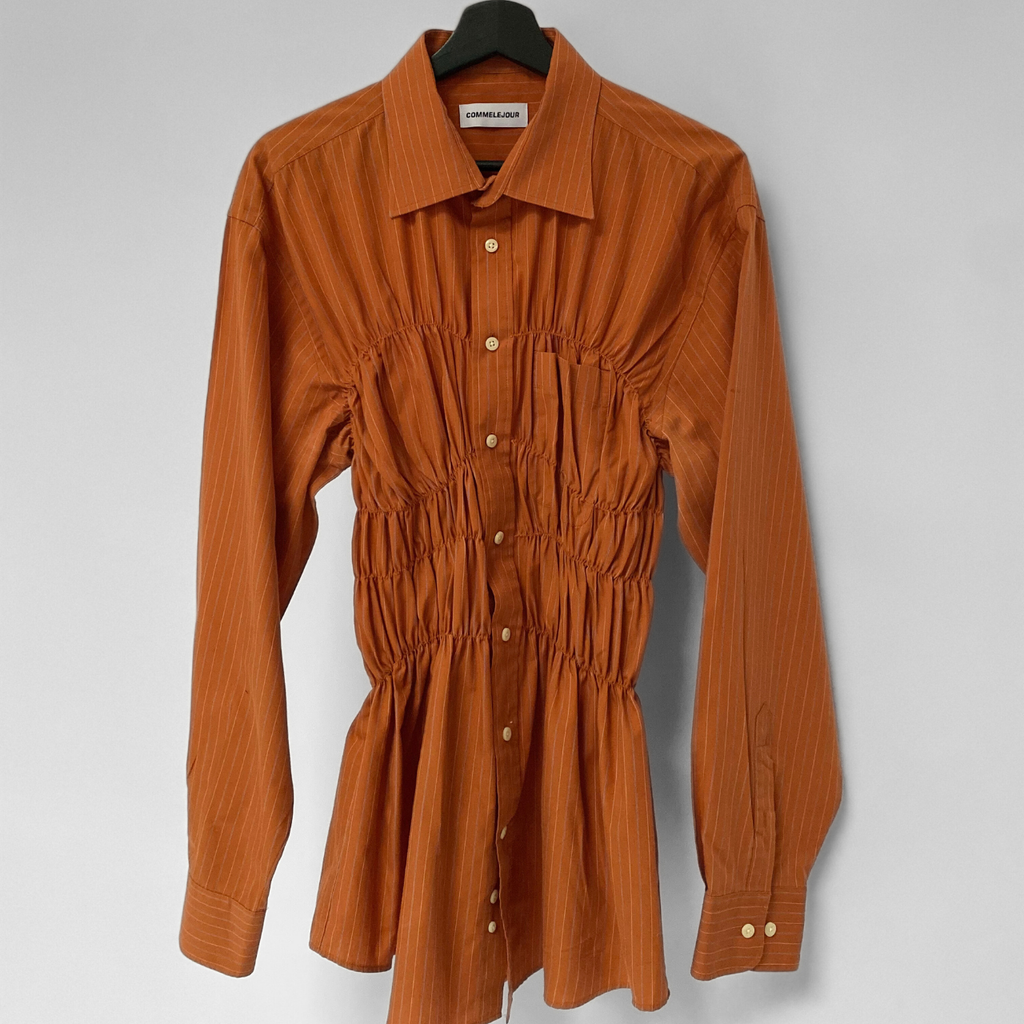 Chemise upcyclée smockée - COMMELEJOUR