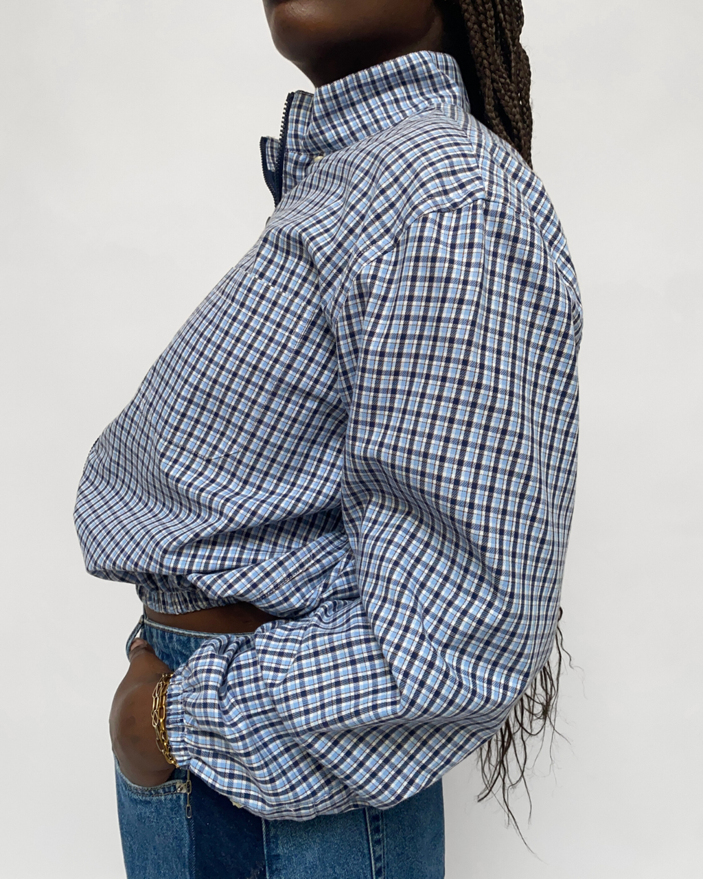 Chemise Bomber  - Bleu - S