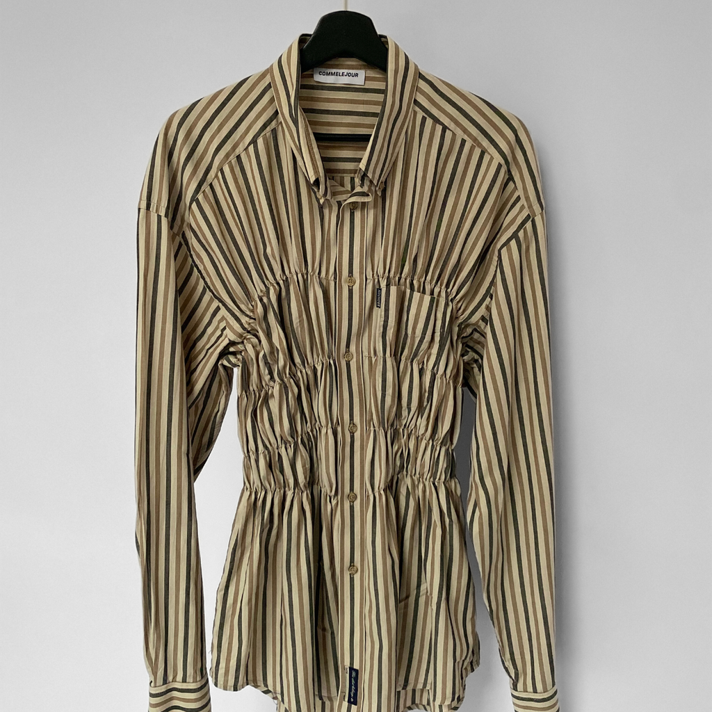 Chemise upcyclée smockée - COMMELEJOUR