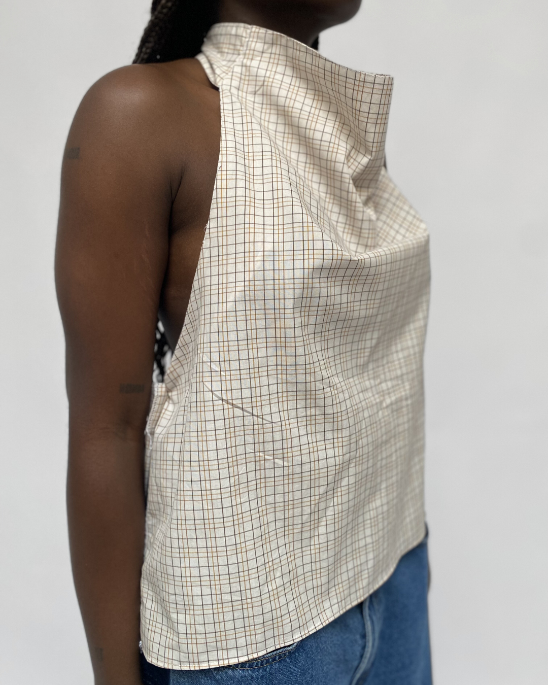 Top dos nu - Beige - L