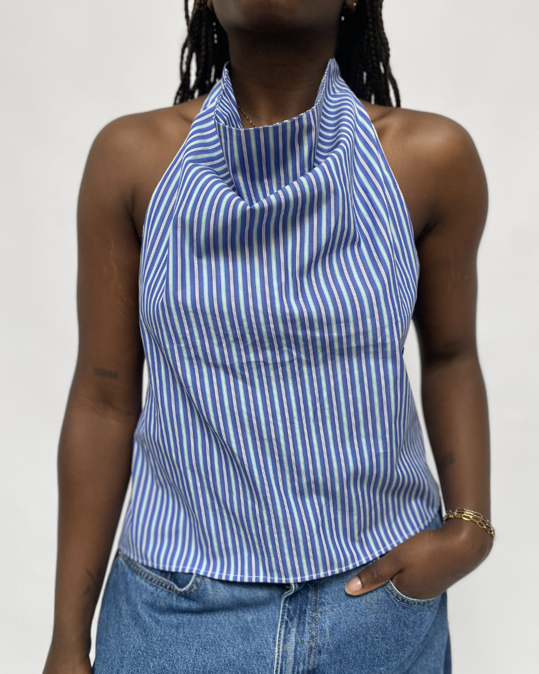 Top dos nu - Bleu - M