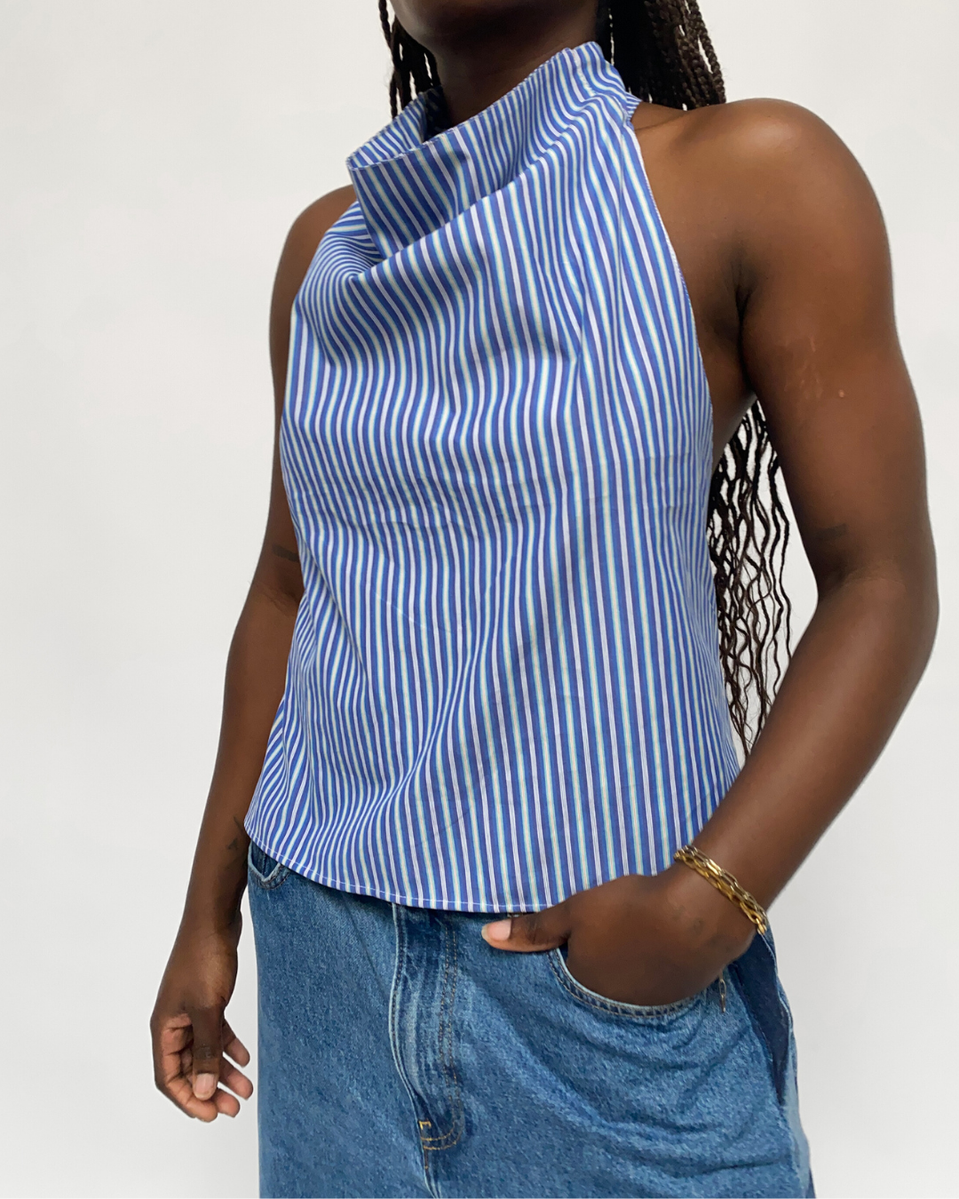 Top dos nu - Bleu - M