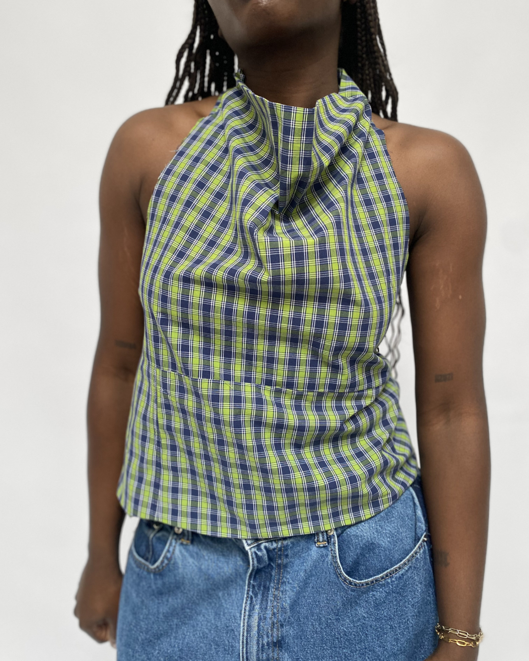 Top dos nu - Vert (S)