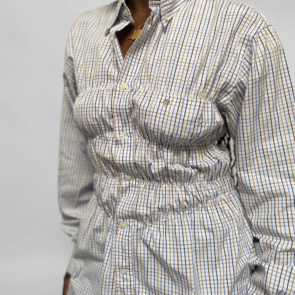 Chemise upcyclée smockée - COMMELEJOUR