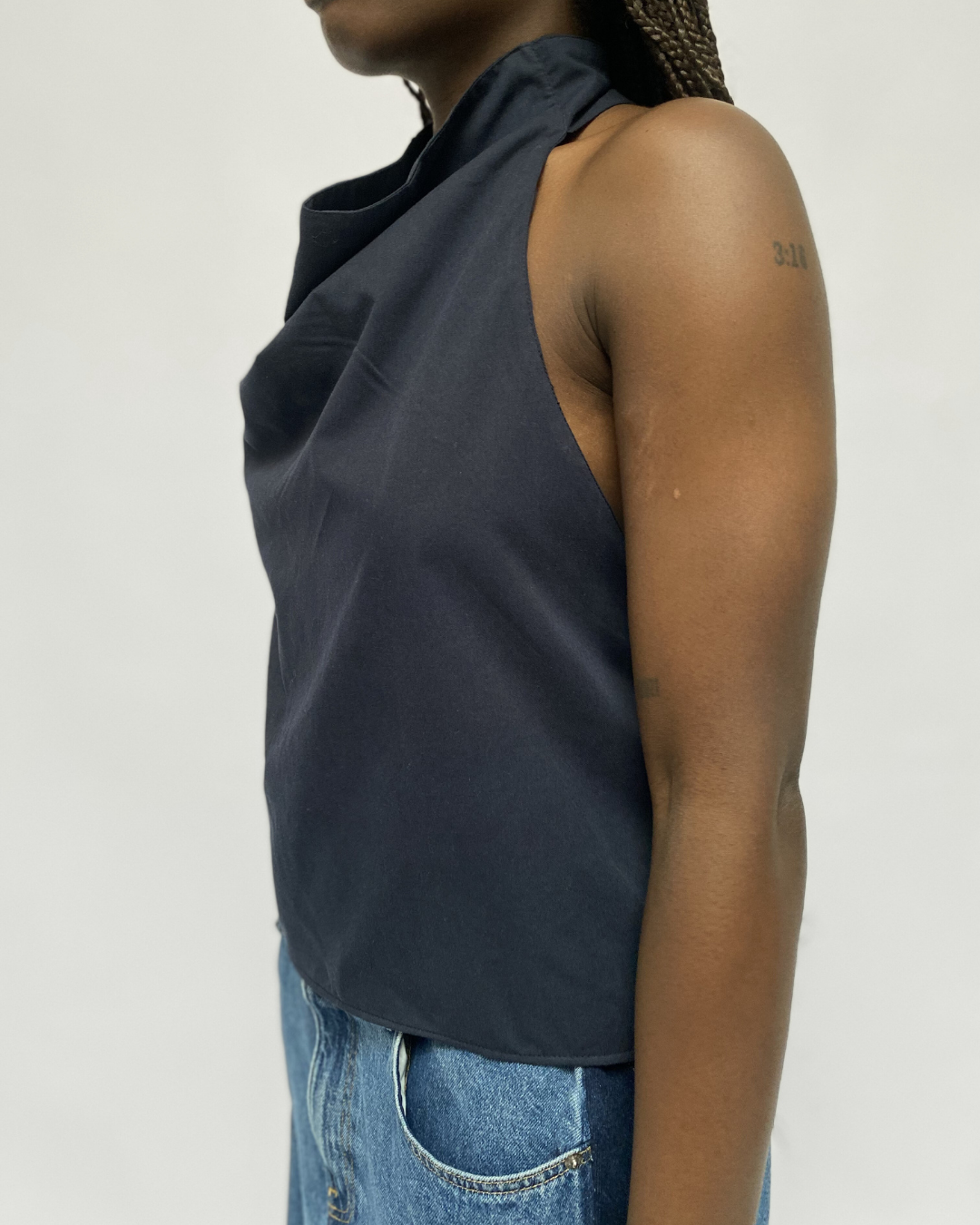 Top dos nu - Bleu foncé - M