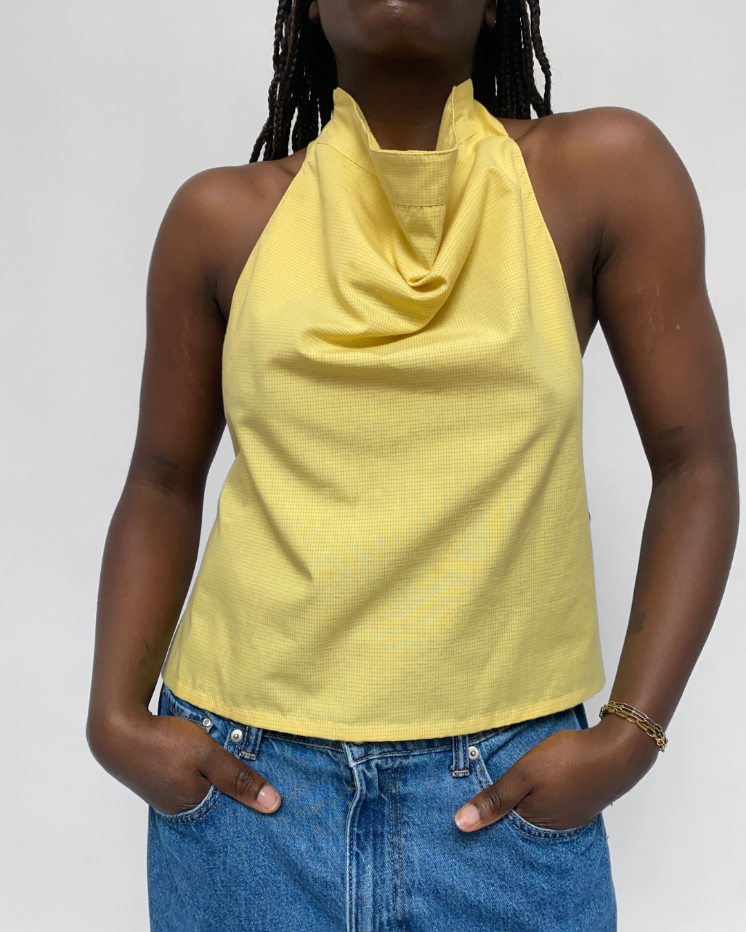 Top dos nu - Jaune - S