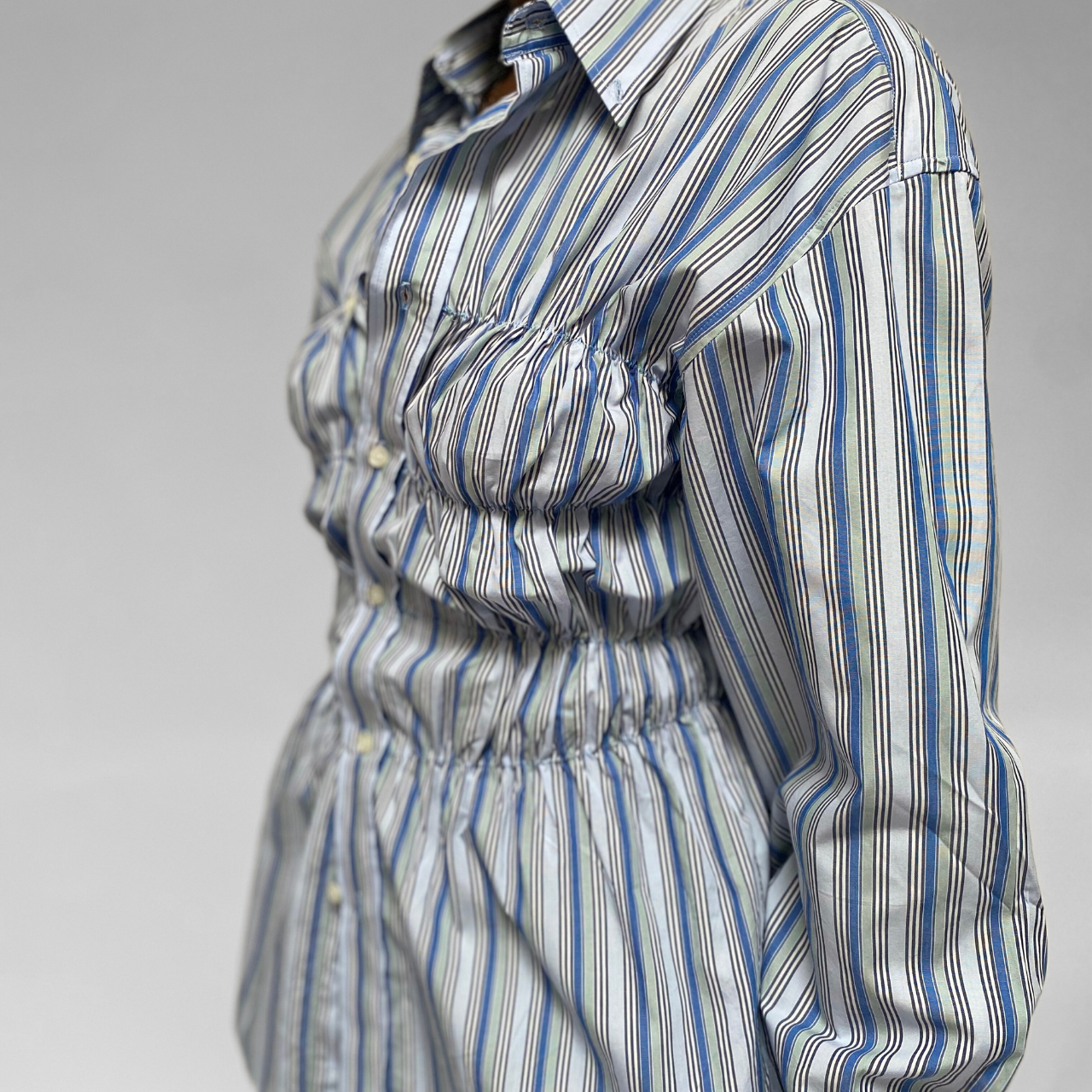 Chemise upcyclée smockée - COMMELEJOUR