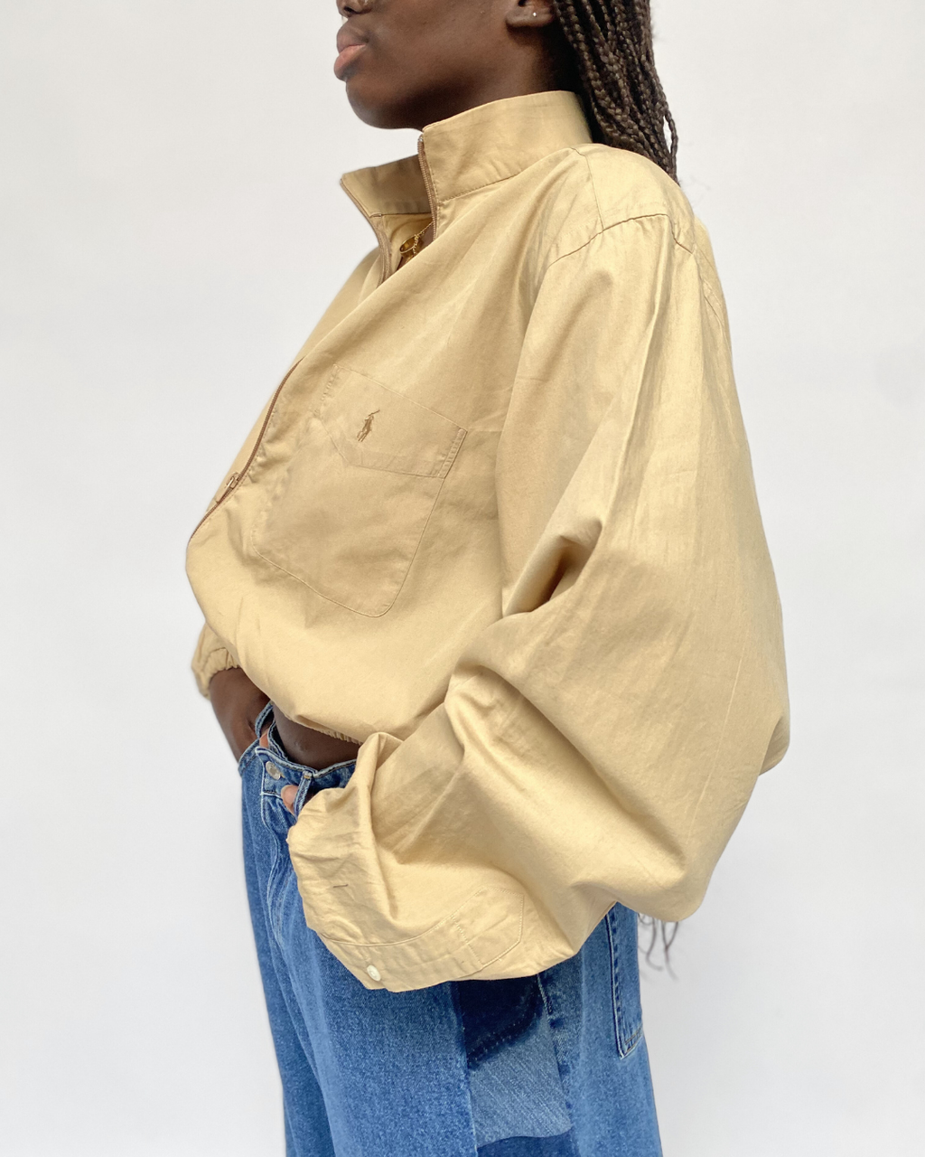 Chemise Bomber  - Beige (M-L)