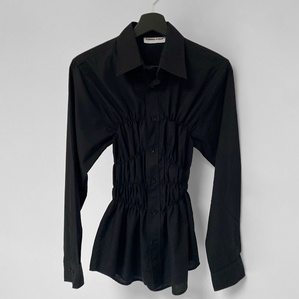 Chemise upcyclée smockée - COMMELEJOUR