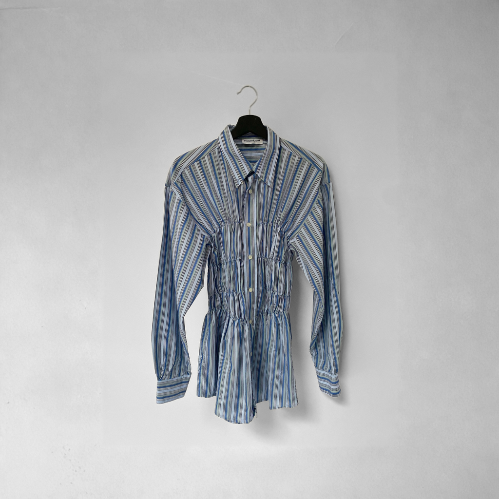 Chemise upcyclée smockée - COMMELEJOUR